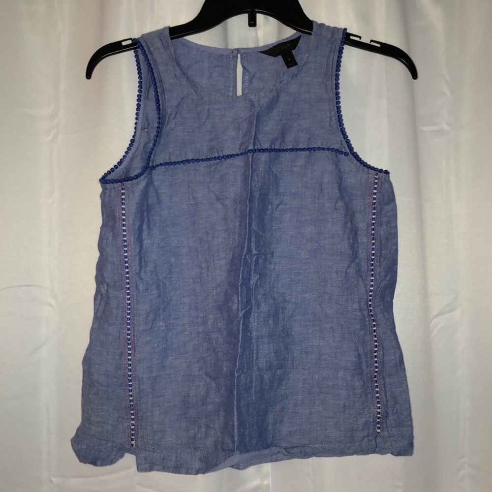 JCrew Linen tank size 0